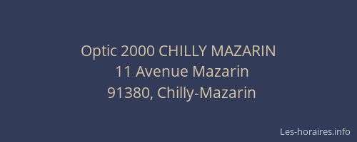 Optic 2000 CHILLY MAZARIN
