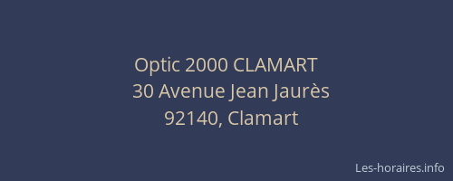 Optic 2000 CLAMART