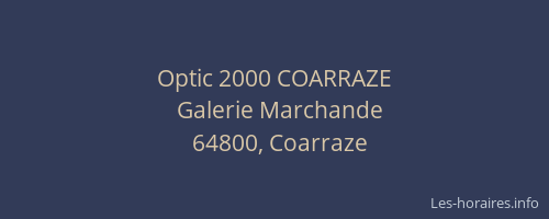 Optic 2000 COARRAZE