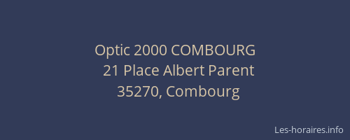 Optic 2000 COMBOURG