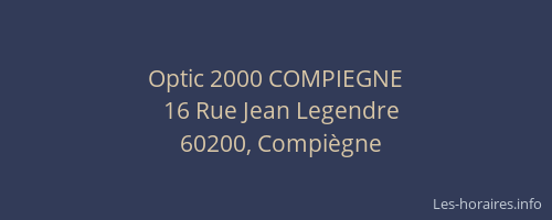 Optic 2000 COMPIEGNE