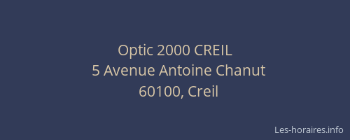 Optic 2000 CREIL