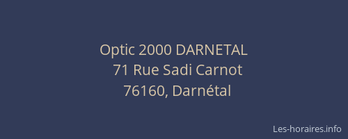 Optic 2000 DARNETAL