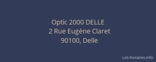 Optic 2000 DELLE