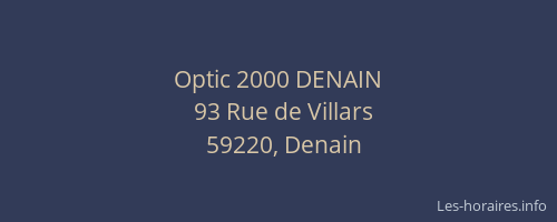 Optic 2000 DENAIN