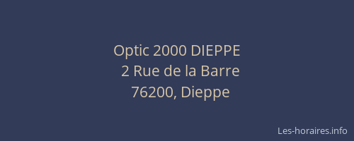 Optic 2000 DIEPPE