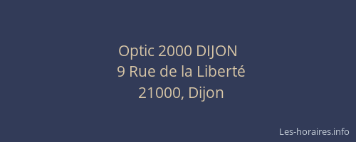 Optic 2000 DIJON