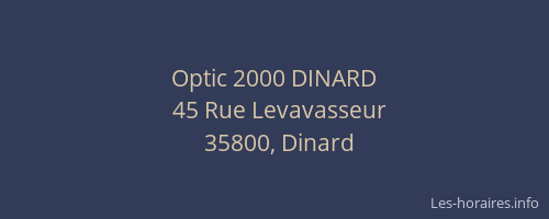 Optic 2000 DINARD