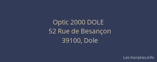 Optic 2000 DOLE