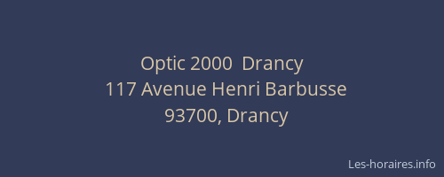 Optic 2000  Drancy