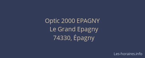 Optic 2000 EPAGNY