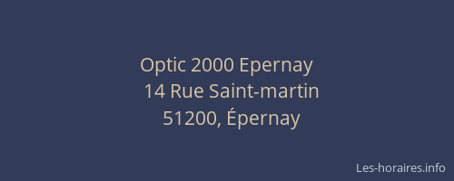 Optic 2000 Epernay