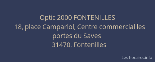 Optic 2000 FONTENILLES