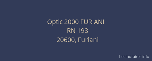 Optic 2000 FURIANI