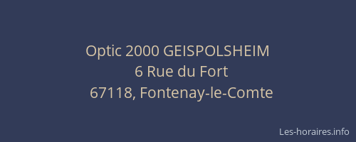 Optic 2000 GEISPOLSHEIM