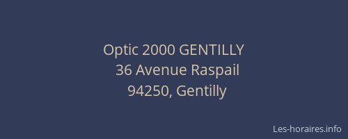 Optic 2000 GENTILLY
