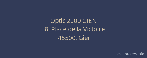 Optic 2000 GIEN