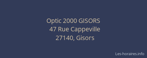 Optic 2000 GISORS