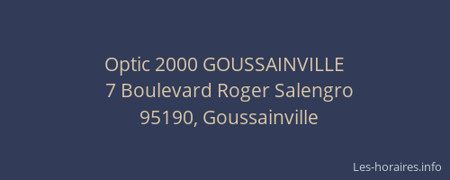 Optic 2000 GOUSSAINVILLE