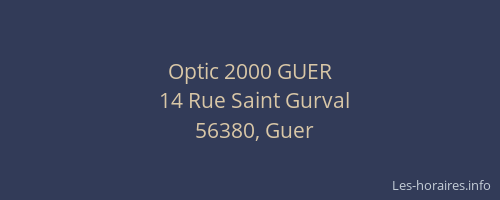 Optic 2000 GUER