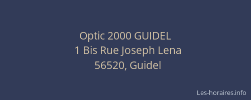 Optic 2000 GUIDEL