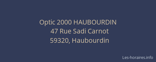Optic 2000 HAUBOURDIN