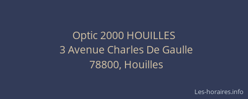 Optic 2000 HOUILLES