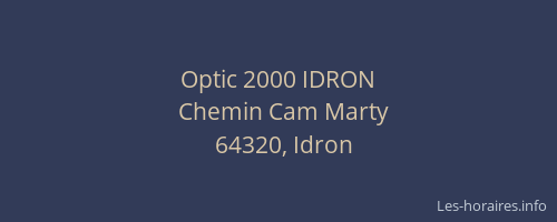 Optic 2000 IDRON