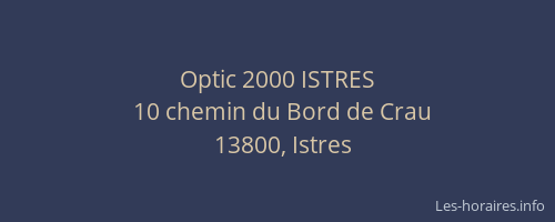 Optic 2000 ISTRES