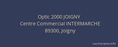 Optic 2000 JOIGNY