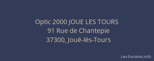 Optic 2000 JOUE LES TOURS