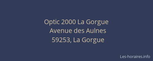 Optic 2000 La Gorgue