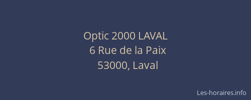 Optic 2000 LAVAL
