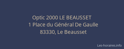 Optic 2000 LE BEAUSSET
