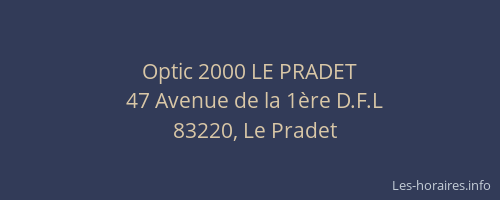 Optic 2000 LE PRADET