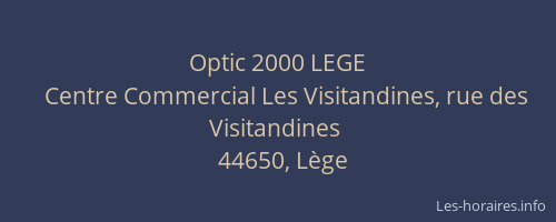 Optic 2000 LEGE