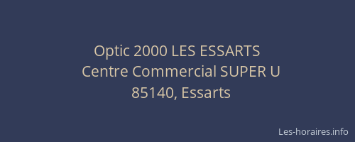 Optic 2000 LES ESSARTS