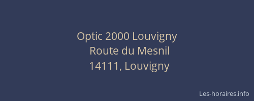 Optic 2000 Louvigny
