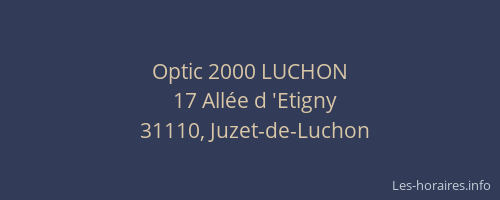 Optic 2000 LUCHON
