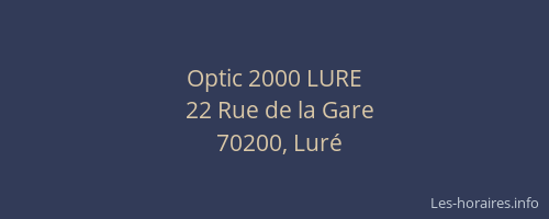 Optic 2000 LURE