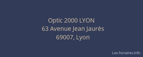 Optic 2000 LYON