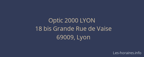Optic 2000 LYON