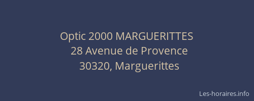 Optic 2000 MARGUERITTES