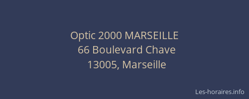 Optic 2000 MARSEILLE