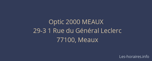 Optic 2000 MEAUX