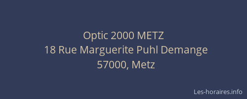Optic 2000 METZ