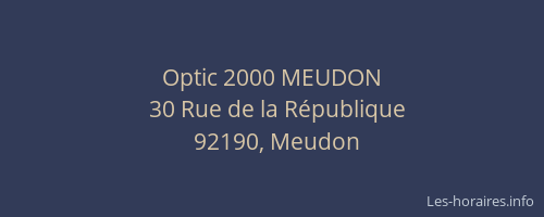 Optic 2000 MEUDON