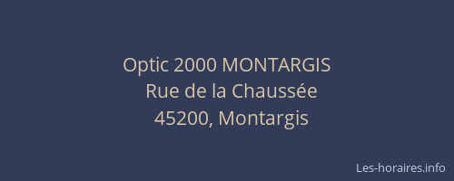 Optic 2000 MONTARGIS