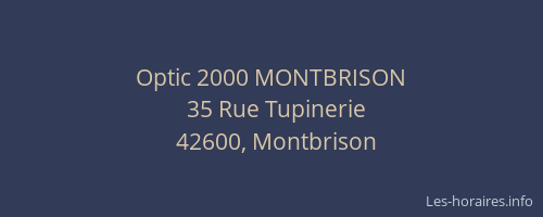 Optic 2000 MONTBRISON
