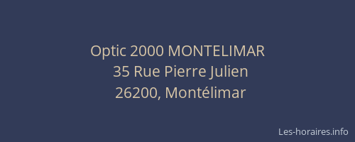 Optic 2000 MONTELIMAR